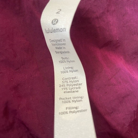 Lululemon Non-Stop Quilted Reversible Weatherproof Bomber Jacket Marvel Size 2 - Picture 11 of 11